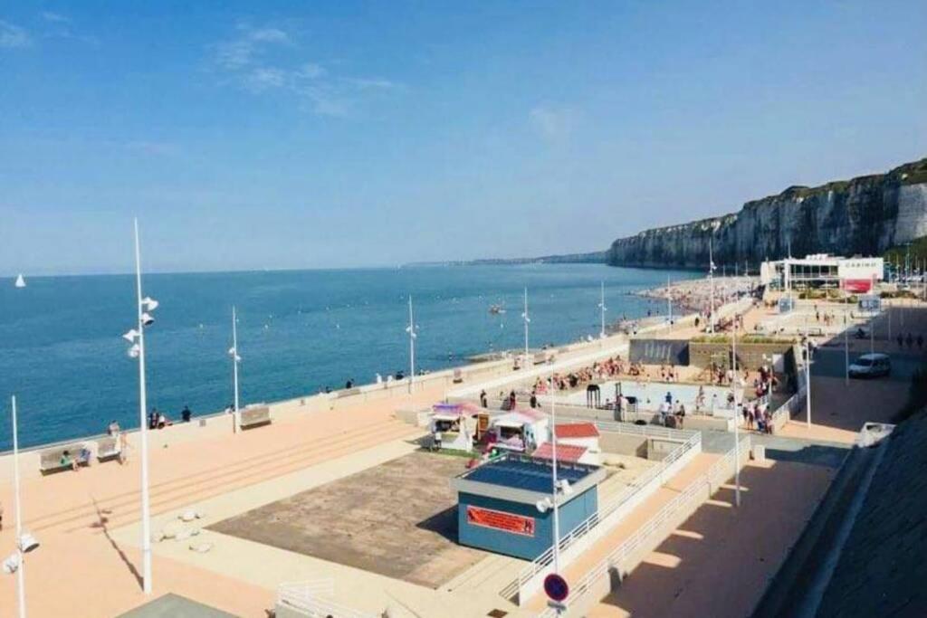Appartement La Rotonde Vue Sur Mer سانت-فاليري-أون-كو المظهر الخارجي الصورة